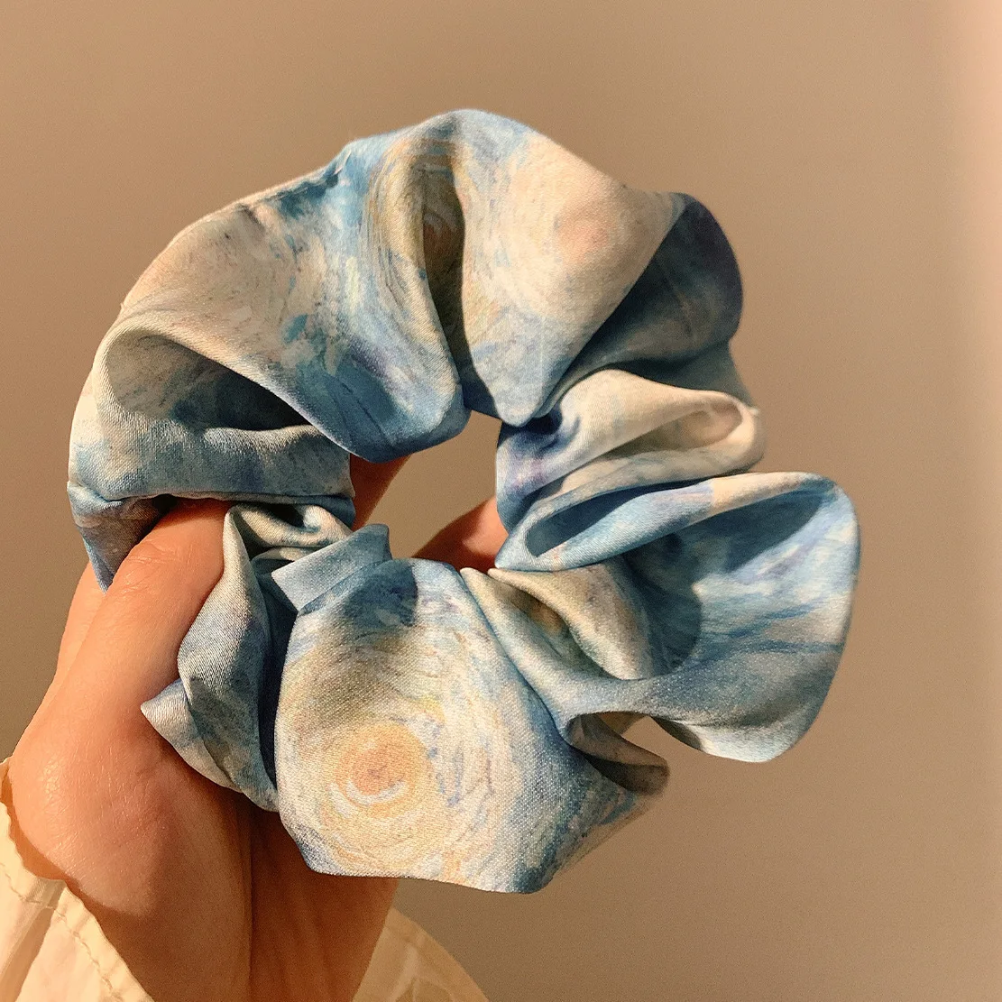 

Korean Style Hair Ties, School Style Hair Accessories, Yiwu Wholesale, Elegant Lace Scrunchies, Hair Ties, Fabric Hair Flowers