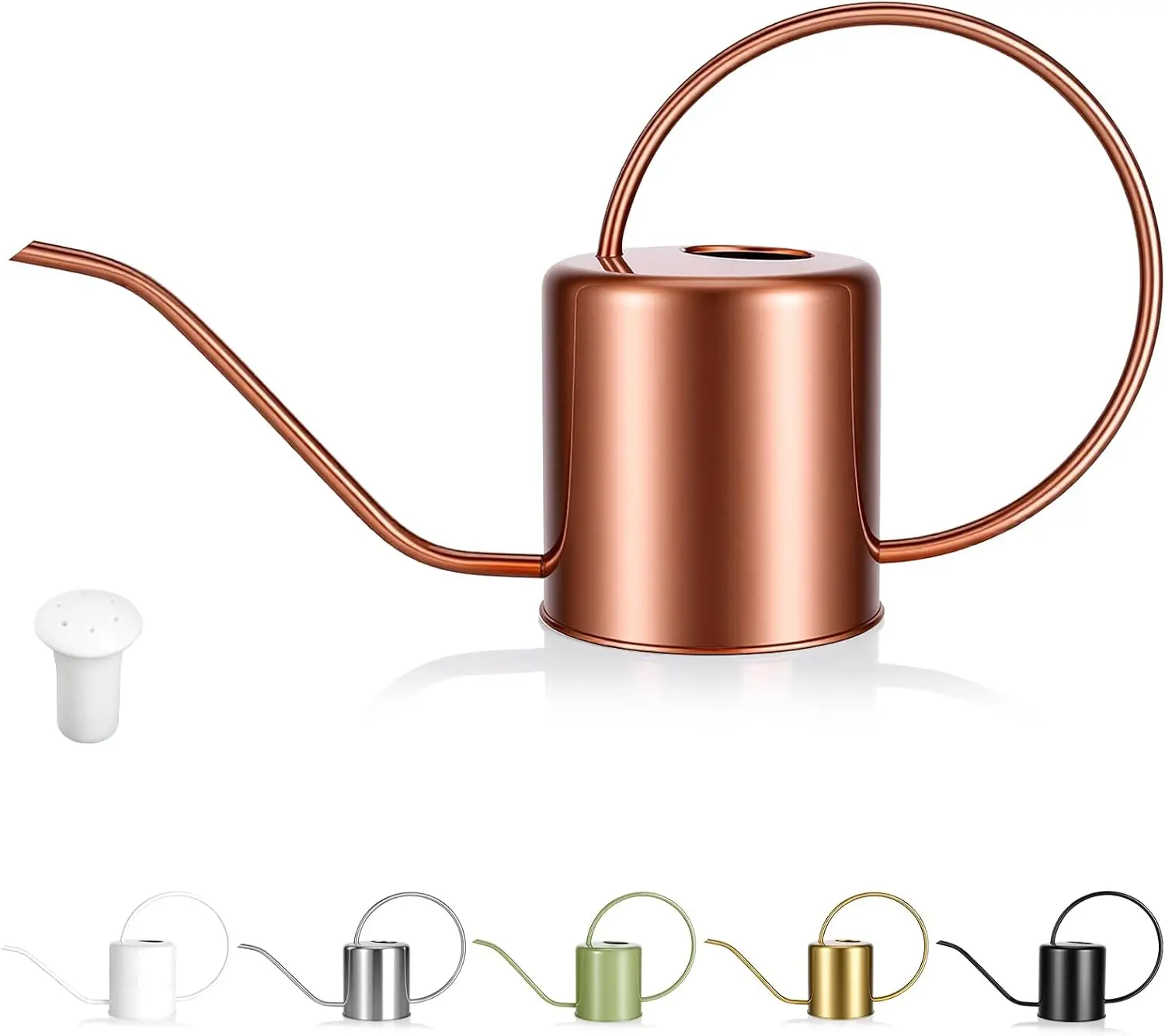 

Лейка из нержавеющей стали, объемом 50 унций, с длинным носиком для комнатных растений и сада