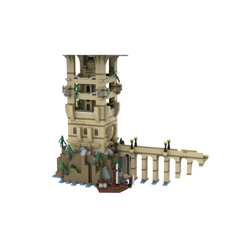 Moc Mattoni da costruzione Torri rotanti modulari - Modello alternativo di 71043 Blocchi tecnologici Regali di costruzione di giocattoli fai da te di Natale