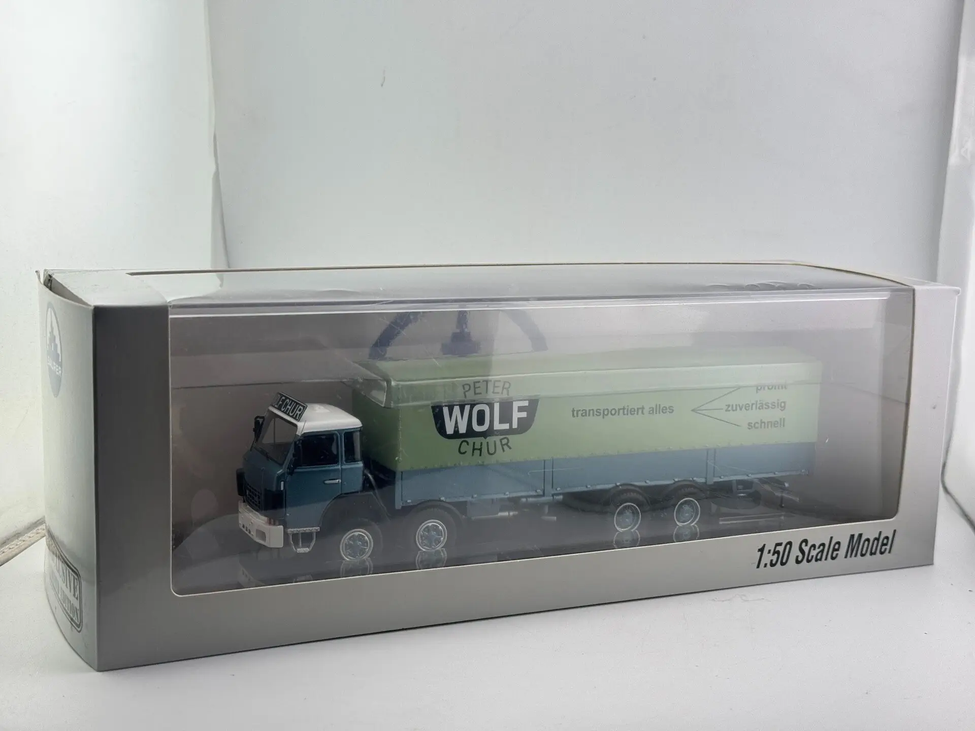 PowerTrac 1/50 Scale Container Truck Resin Car Model