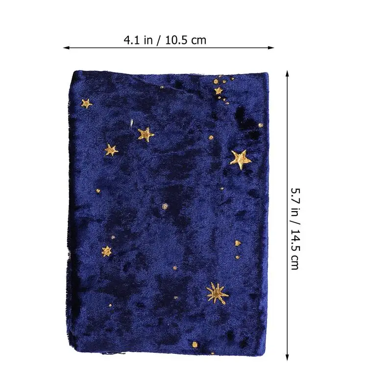 Gold Stamping Book Cover Starry Pattern Book Cover Diary Cloth Cover for Books(23.50X15.50X0.10cm)