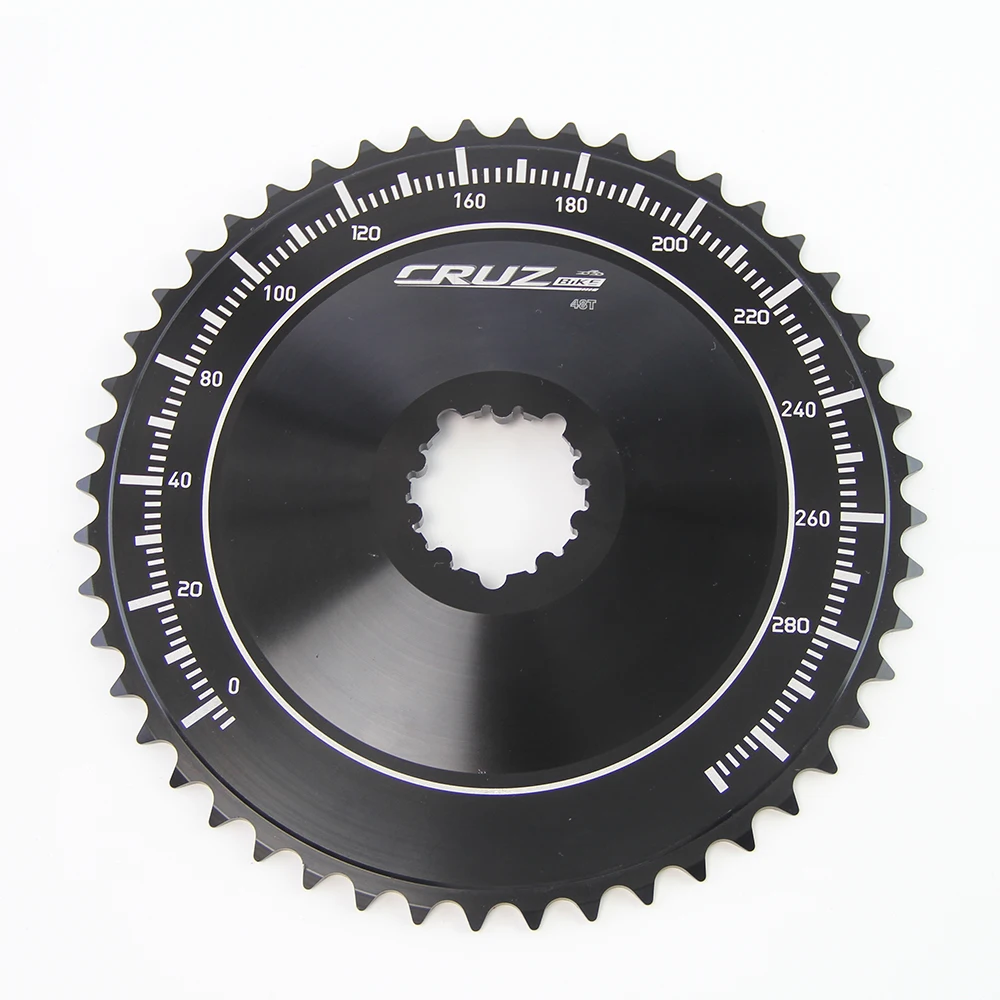 CRUZbike Track Bikes Chainring Road Bicycle Chainwheel SRAM Three Bolts Straight Mounted Chain Wheel 48/51T