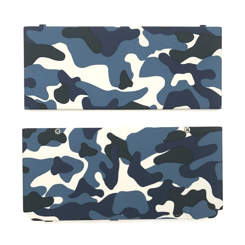 1 زوج العلوي السفلي لوحات الجبهة عودة لوحات البطارية الإسكان شل غطاء حماية كم حماية جديدة 3DS لعبة المضيف