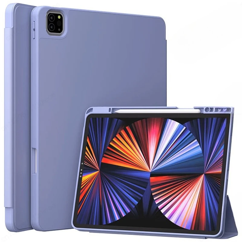 

Чехол-держатель для карандашей для iPad Pro 11, 12.9, 13, iPad A16 11-го поколения, Air 11, 13 дюймов, M3 Air 5-го, 4-го поколения, 10.9, 10-го поколения, 10.2, 9-го, 8-го, 7-го поколения, Funda Coque