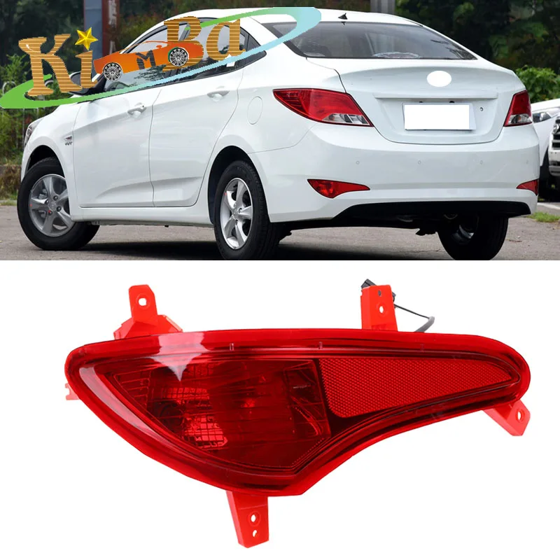 

KIMBA для Hyundai Verna 2014 2015 2016, задний бампер, стоп-сигнал, отражатель, противотуманный фонарь, парковочная лампа, стоп-сигнал, сигнальная лампа