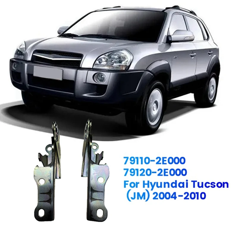

1 пара шарниров капота и пассажирской стороны 79110-2E000 79120-2E000 для Hyundai Tucson (JM) 2004-2010 шарнир капота двигателя