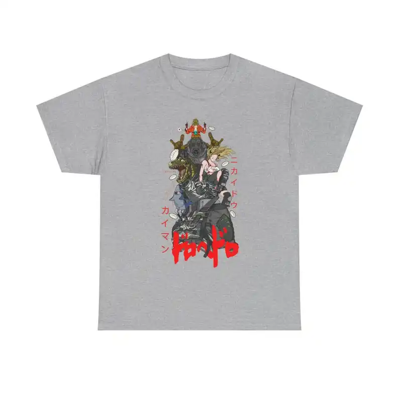 Summer Fashion Tee Men Women Vintage Top Dorohedoro Anime Shirt Hip Hop Streetwear Oversized Tshirt Short Sleeve Casual Clothing