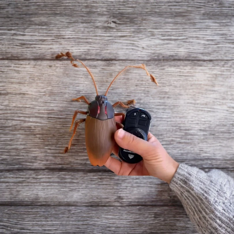 Elektryczny karaluch sztuczny RC symulacja pająk robotyczny zdalnie sterowany mrówka zabawka Halloween Boże Narodzenie mini prezent dla dorosłych żart owad