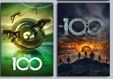 The 100 Season TV Series Show Movie, Print Art Canvas Poster For Living Room Decor, Home Wall Picture