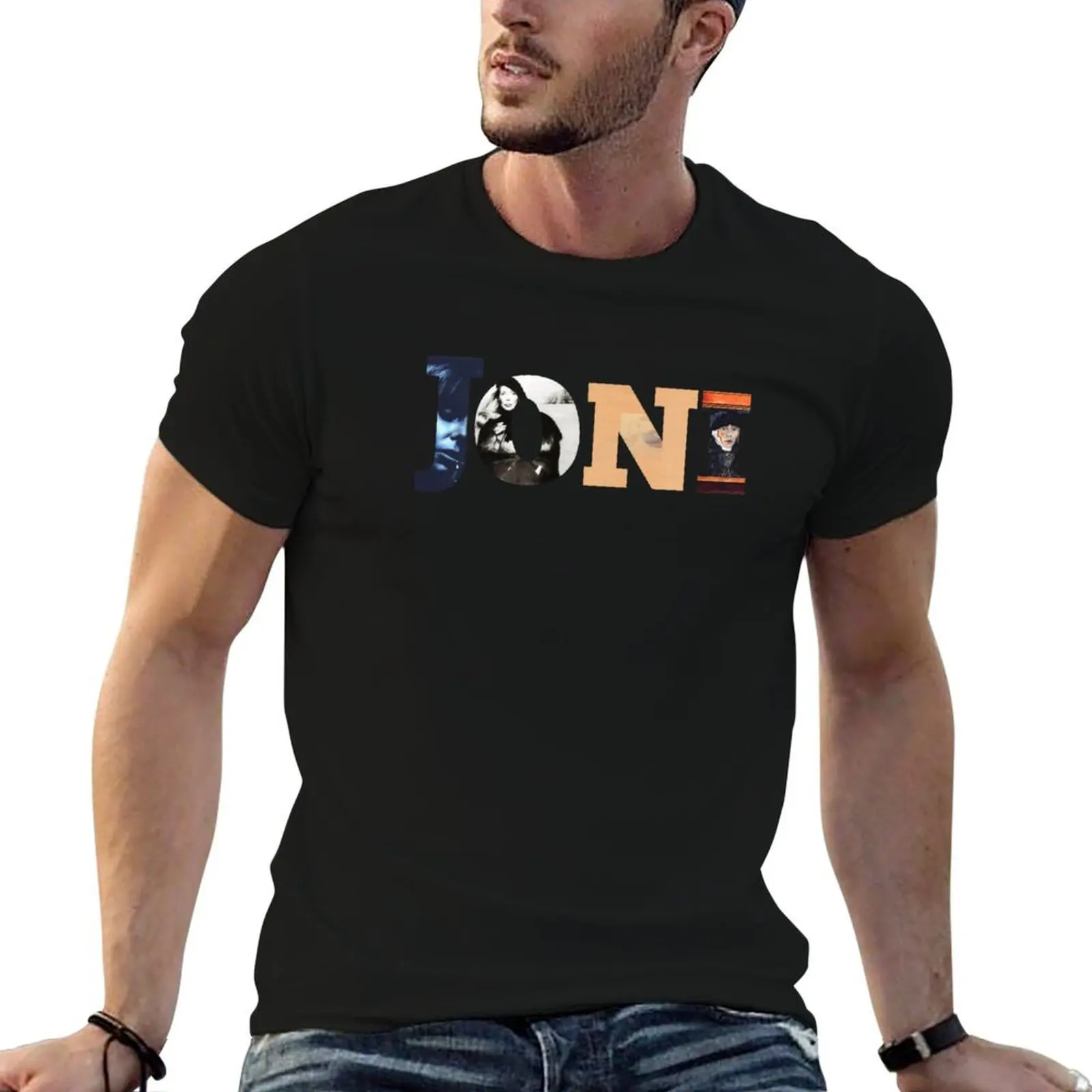 Camiseta Joni Joan Anderson Mitchell, camiseta com estampa personalizada, camisetas engraçadas de algodão, camisetas de algodão de alta qualidade