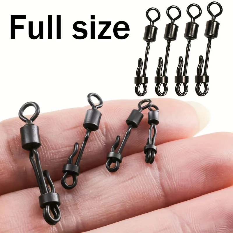 Carp Fishing Quick Change Swivel | Stainless Steel Leader Link for Fast Tackle Setup