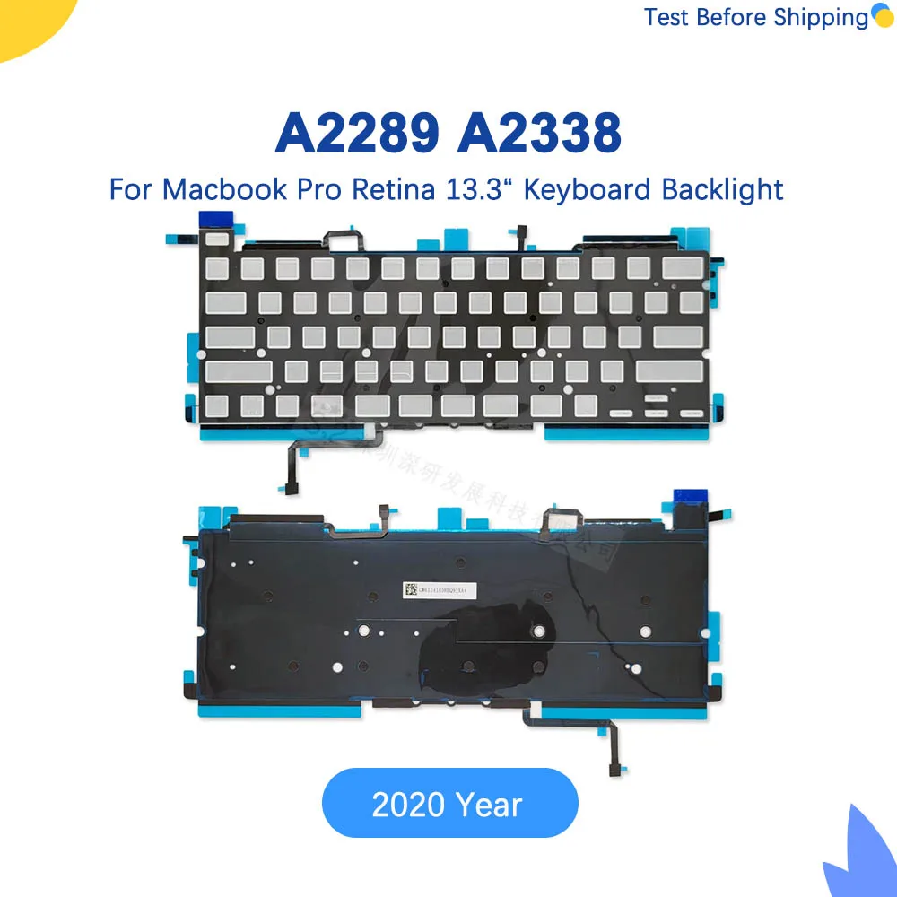 

Laptop New A2338 Keyboard Backlight For Macbook Pro Retina 13.3" A2289 Backlit Replacement 2020 Year