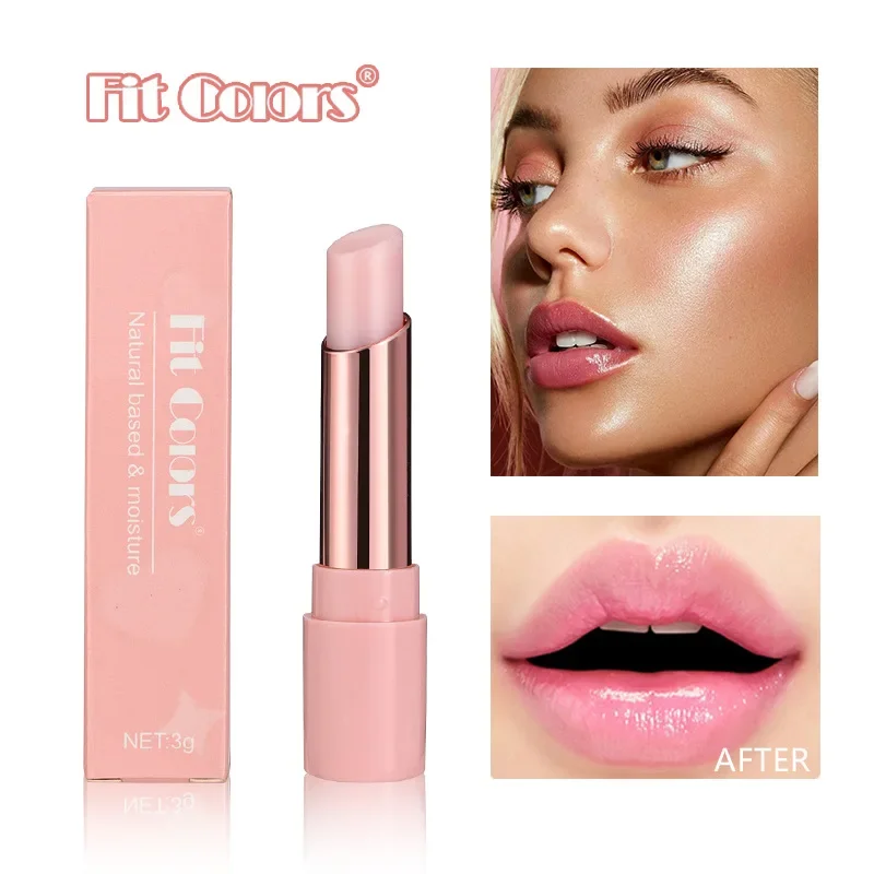 New Pink Color Lip Balm Moisturizing Texture Long Lasting Repair Lips Natural Prevent Cracking Waterproof Fashion Lipstick 3g