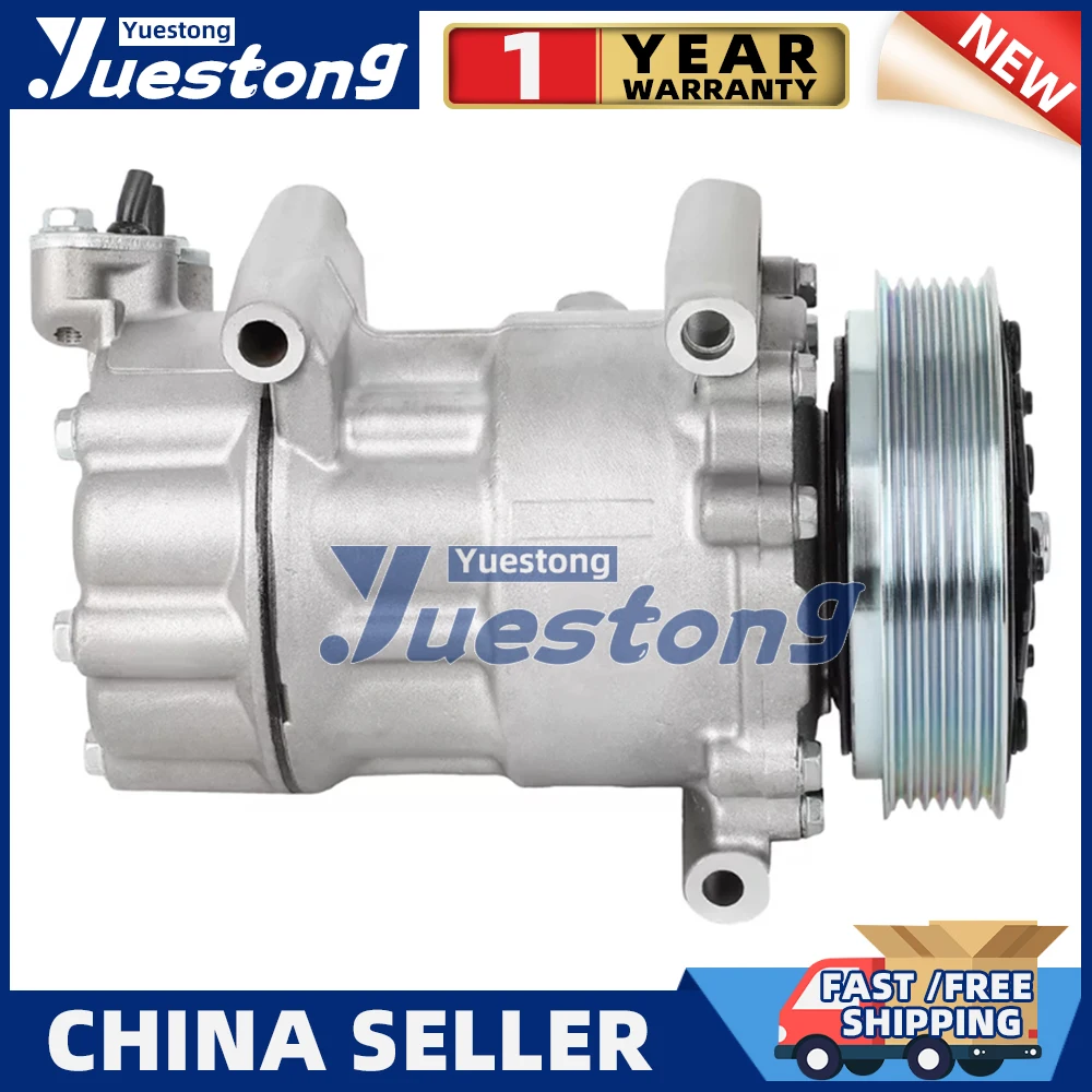 64522758145 AC Compressor for Citroen Berlingo MINI Peugeot 9646273380 9684480480 9684480180 9655191580 9646273880 64529213175
