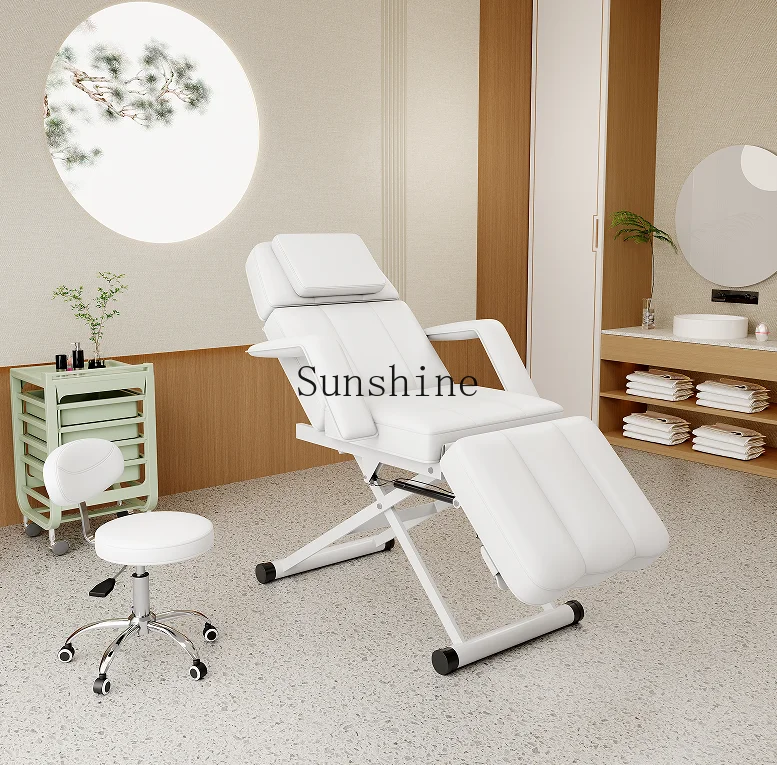 Nail salon customer-specific sofa chair single tattoo embroidery foot chair can lie flat