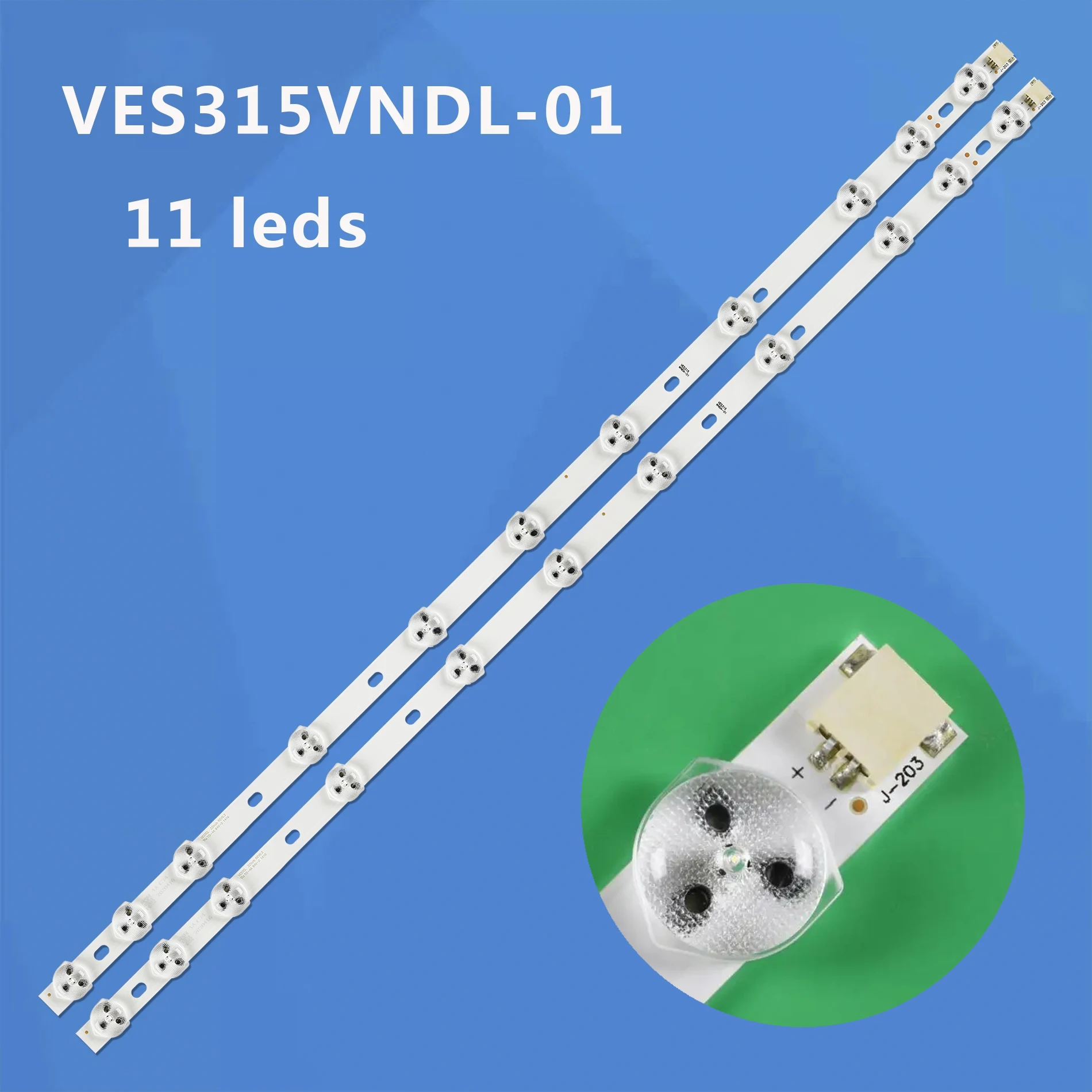 

Новые 2 шт. 11LED 575 мм светодиодные ленты для подсветки VESTEL 32 дюйма NDV REV1.1 для LC32LD145K VES315WNDS-2D-N02 VES315WNDS-2D-R02 VES315WNDL-01