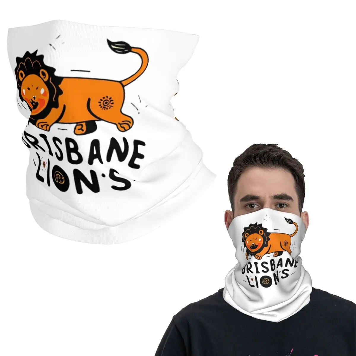 

Брсбен Лев бандана на шею с принтом маска шарф теплая повязка на голову для мужчин женщин взрослых дышащая