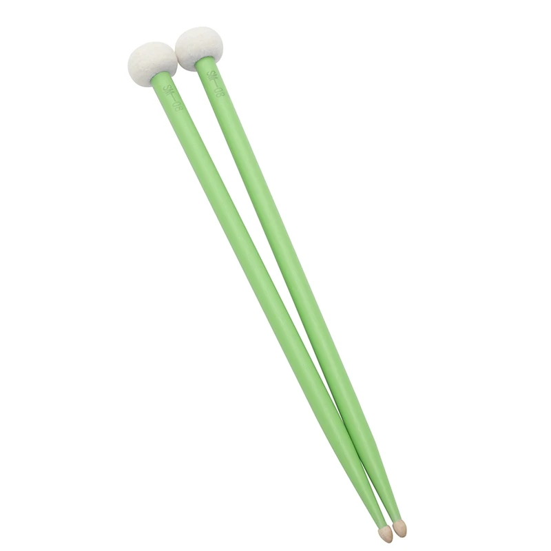 2Piece Percussion Instrument Accessories Double-Headed Drum Stick Maple Felt Head Timpani Drumstick Drum Maple+Felt