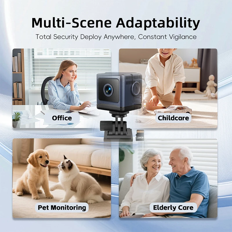 

New 1080P HD Night Vision Mini WiFi W03 Camera 800mAh Smart Security Camera Remote View Indoor Motion Detection For Home Office
