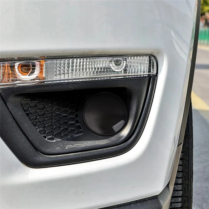 

Car Front Bumper Fog Light Cover Decoration Bezel Trim Sticker For Jeep Compass 2017-2020 Exterior Accessories-ABQF