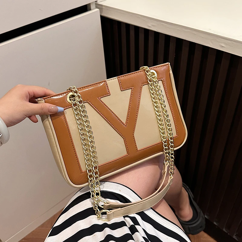 Sac messager en cuir élégant pour femmes, Design à bandoulière classique populaire pour dames de marque de luxe par un célèbre créateur