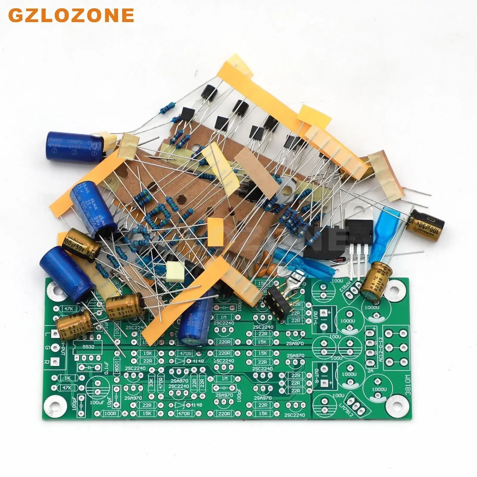 DIY C3810M Stereo Preamplifier Kit Base On Accuphase Preamp Circuit (B6-26)