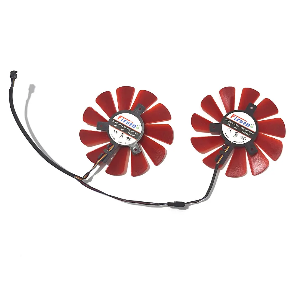 Neue 85 MM FDC10U12S9-C XFX RX480 RX570 GPU Karte Kühler Lüfter Für XFX RX570 RS RX580 RS RX470 RX580 Grafikkarte Kühlung