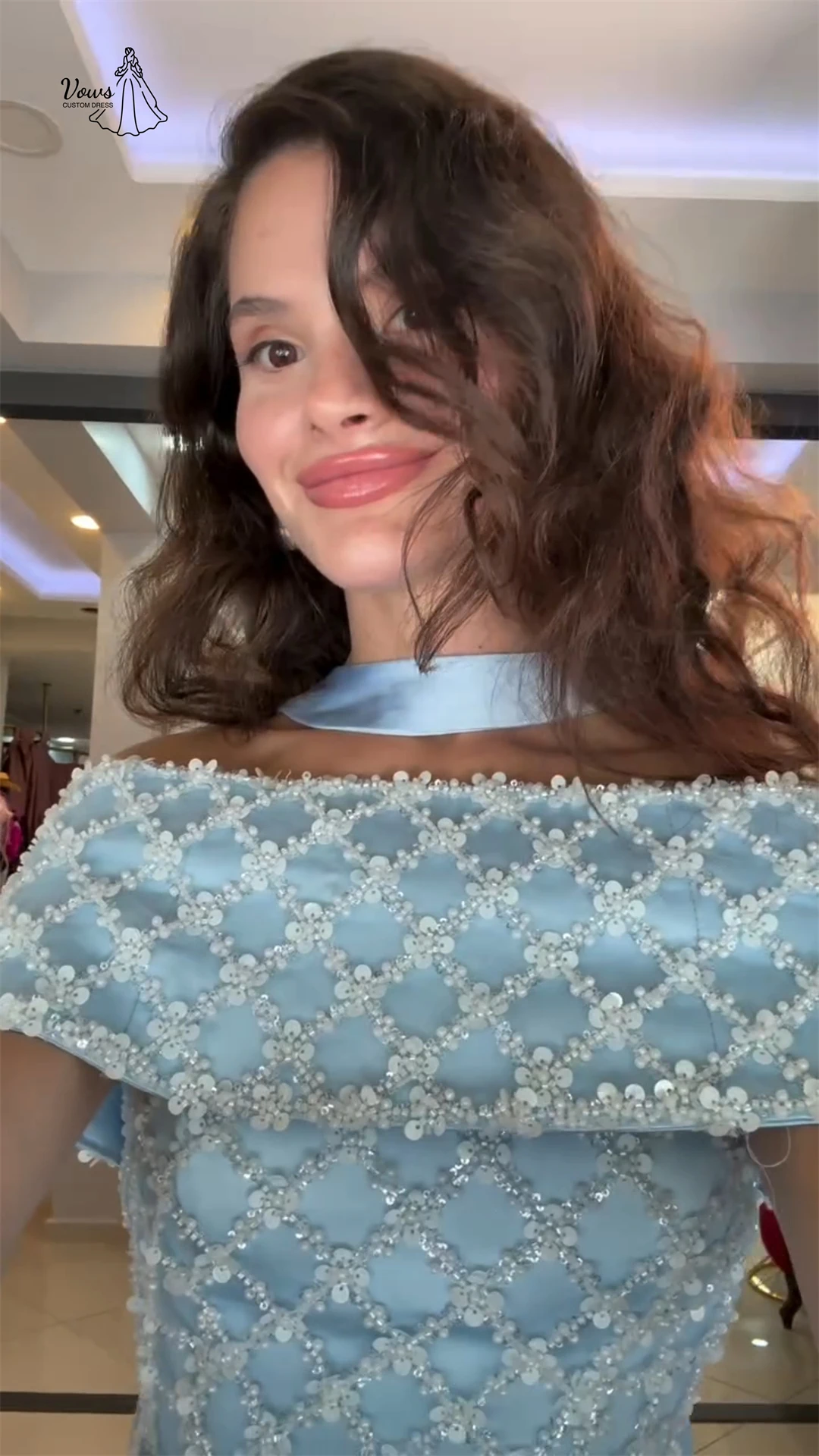 イベント用のカスタムメイドの豪華なレディースイブニングドレス、エレガントなレディースドレス2025、女性用リボンボールガウン、フィッシュテールスカート