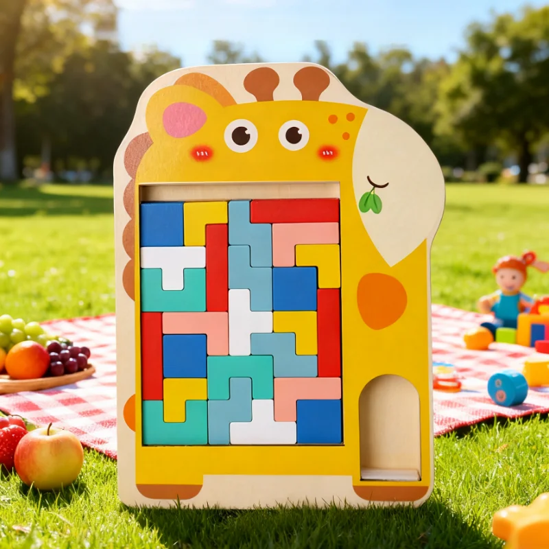 Mini Little Deer 26-teiliges Baustein-Puzzle-Brettspiele, Teenager-Geschenk, DIY-Formspiele