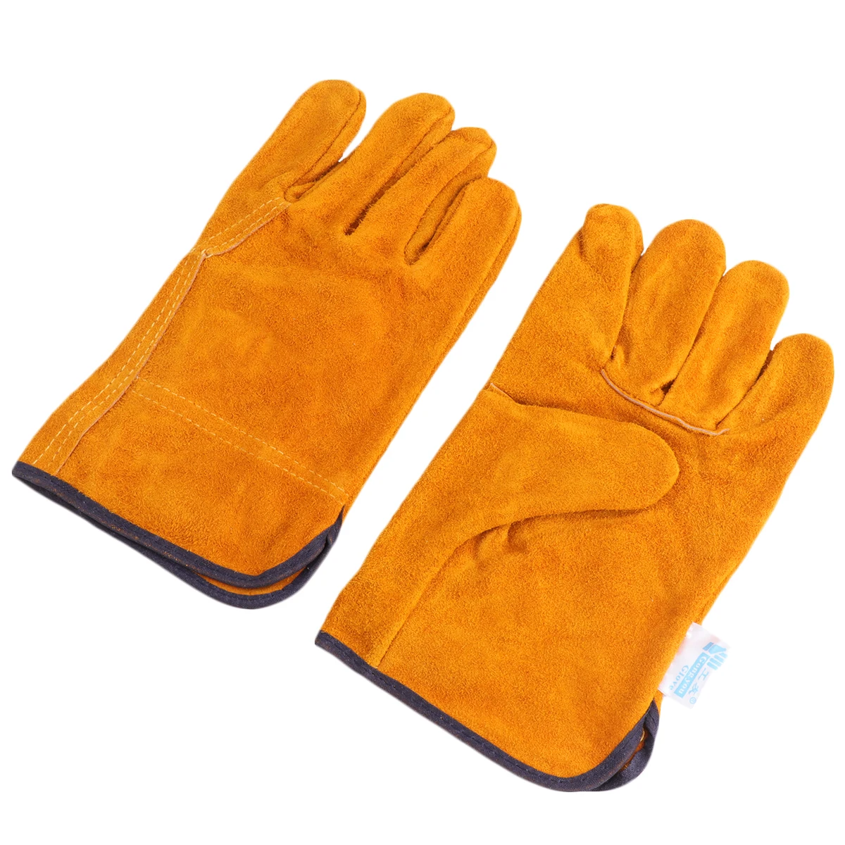 

Protective Gloves Orange Grill Heat Resistant Work Pearlescent Grilling Fireproof
