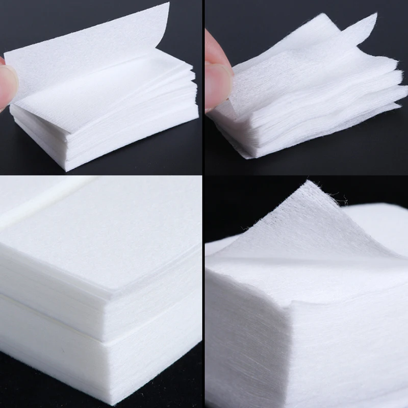 450 stücke Nagellack Entferner Wischen Nagel Reinigung Pads UV Gel Nagellack Entferner Papier Vlies Nagel Pads für frauen Schönheit Salon