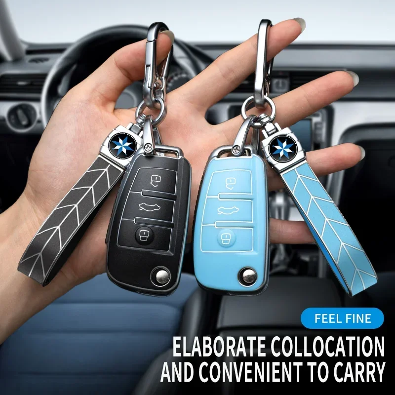 Nuova custodia per chiave auto in TPU per Chery ARRIZO7 E3 E5 A3 A5 Tiggo 2 3 5 3X Fulwin2 Eastar 3 pulsanti Keyless Protect Cover accessori