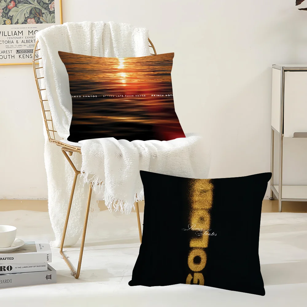 المغني اللاتيني R-romeo Santos أفضل أواخر من أبد كيس وسادة مناسب لغرف النوم وغرف المعيشة والسيارات والديكور المنزلي