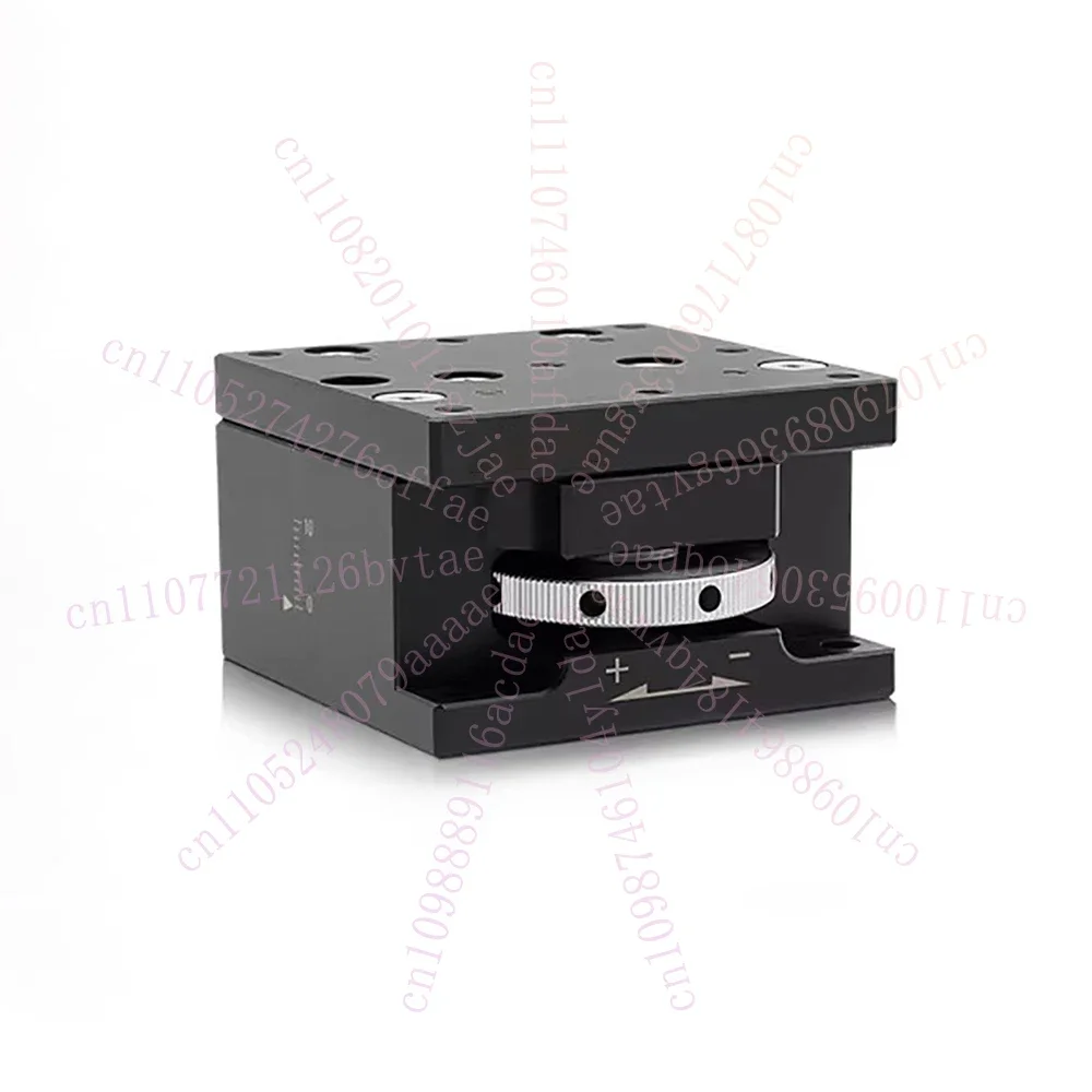HSD-607Z Z-Axis Manual Linear Stage 60x60mm 7mm Travel Dovetail Guide Precision Screw Optical Platform