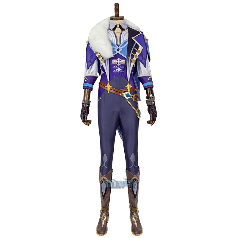 

Game Genshin Impact Kaeya Alberch Cosplay Costumes Double Gradient Design Multiple Colour Full Outfit Accessories