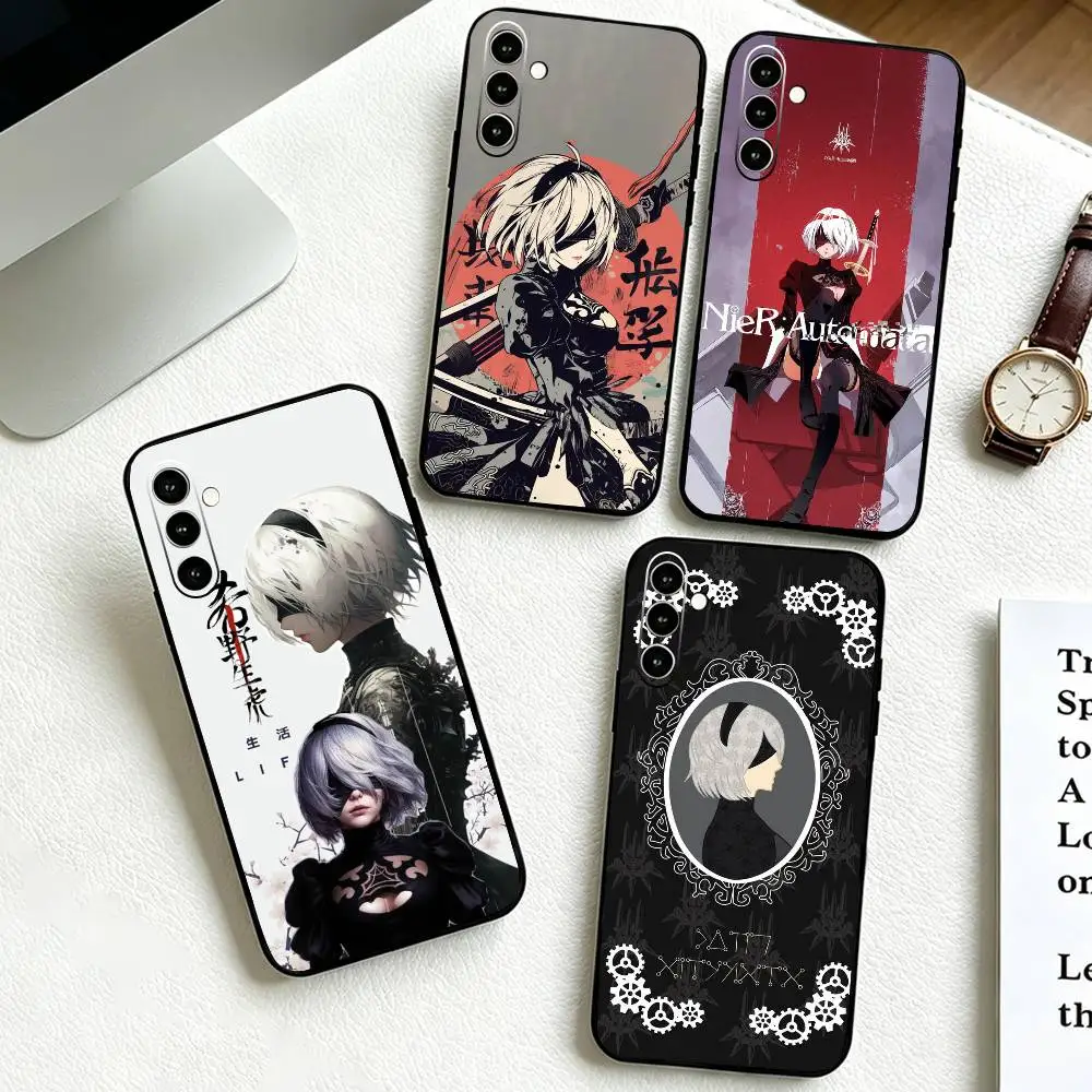 N-Nier Automata Game  Phone Case For Samsung Galaxy A73,A72,A71,A70,A53,A52,A51,Others Soft Black Cover
