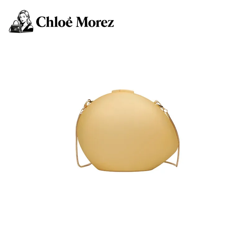 

Acrylic bag, candy colored goose egg bag, women's retro single shoulder chain dinner bag