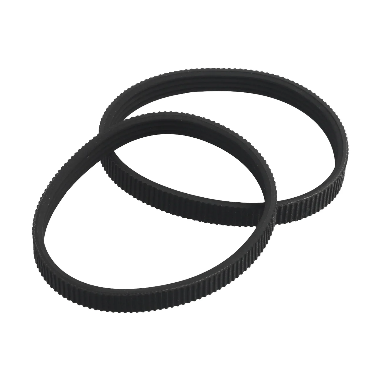 268mm Belt Perimeter Planer Belt 9.6mm Width Non-OEM Useful 2x 4mm Thickness Black Parts Planer Replace Rubber