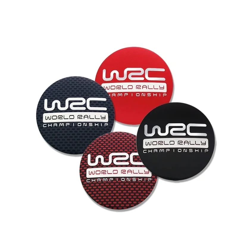 4Pcs 56mm WRC Emblem Car Wheel Center Hub Cap Stickers Rim Cover Badge For Hyundai Infiniti Ford Honda Audi BMW Mazda Jeep KIA