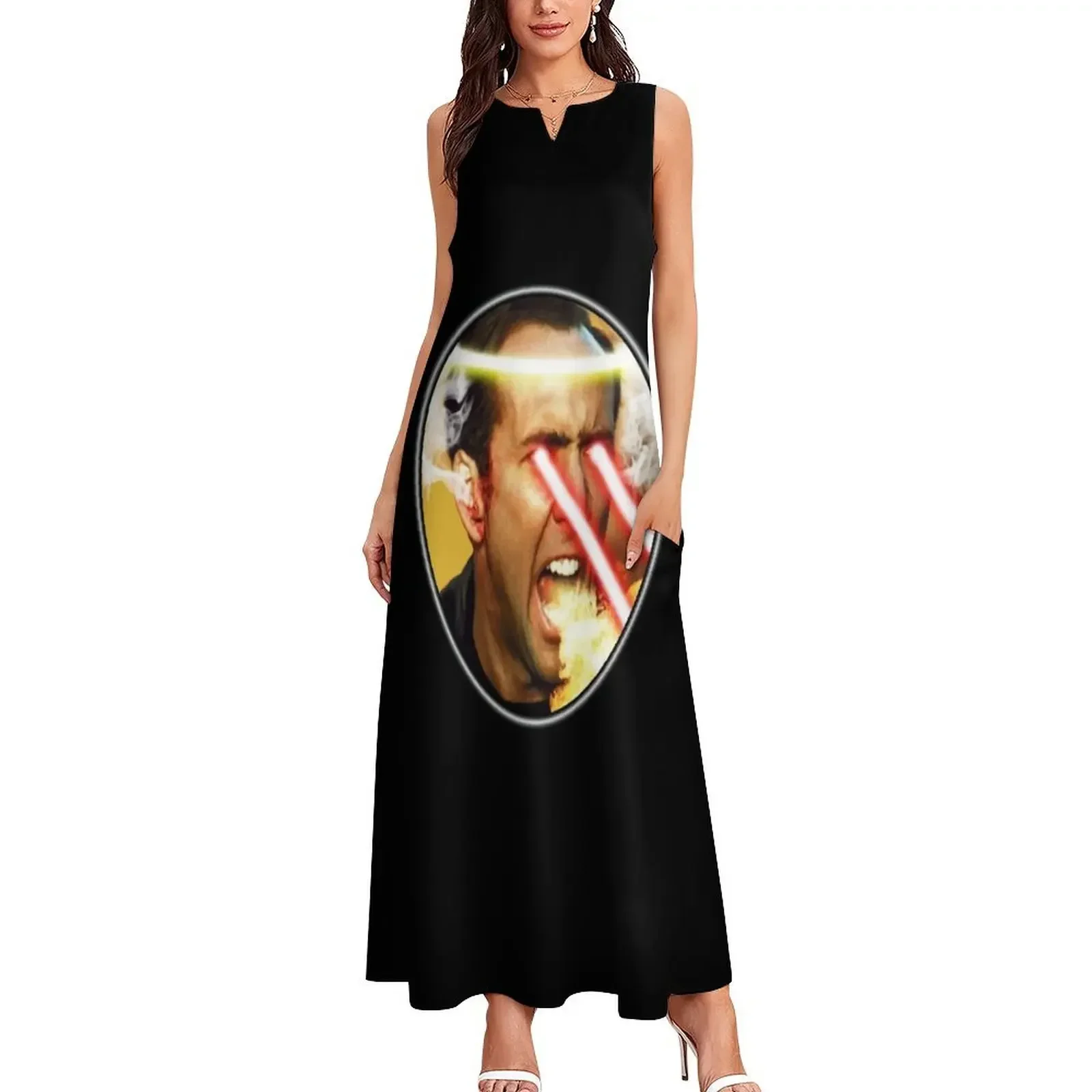 نيكولاس كيج راج - نيكولاس كيج - نيك كيج - فستان طويل نيكولاس للحفلات الراقصة 2025