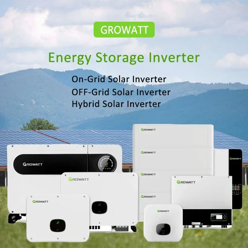 Growatt zonne-omvormers SPF 6000 ES PLUS 6 kW 48 V DC 2 MPPTs lithium loodzuurbatterij hybride off-grid zonne-omvormers gereedschap