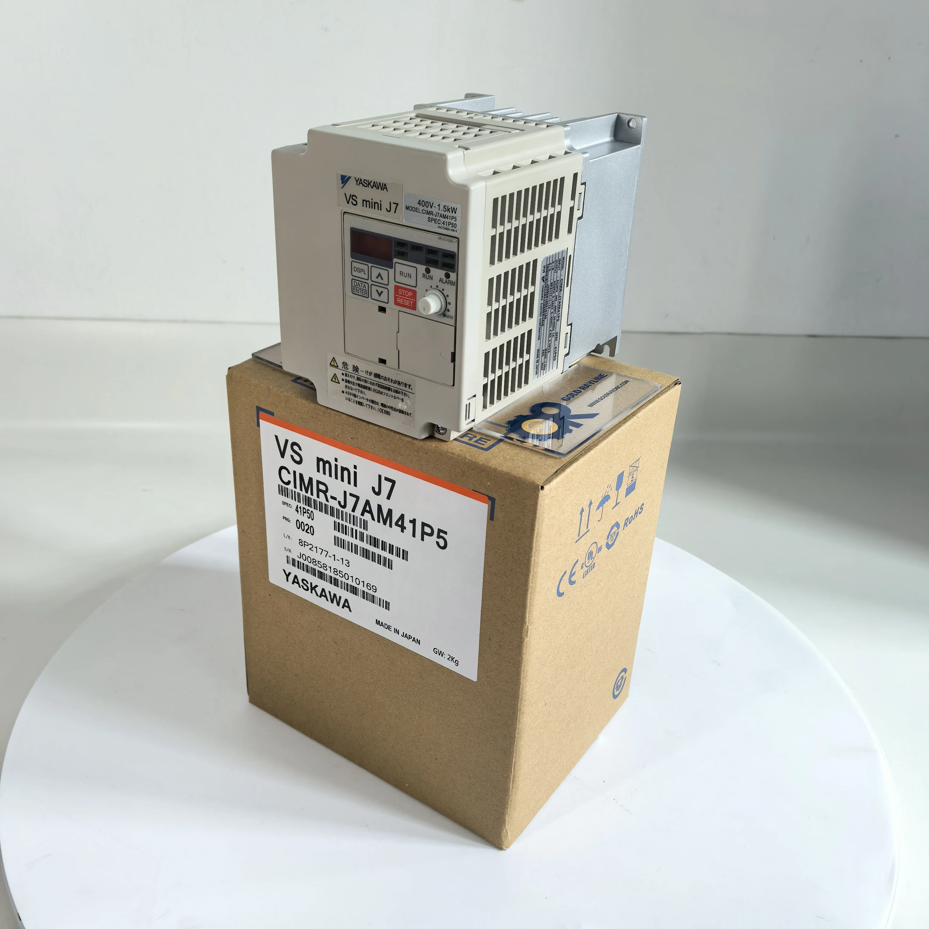 New CIMR-J7AM41P5 Yaskawa Inverter 1 Year Warranty In Stock