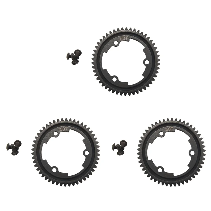 

X18A-3X для горячих гонок Harden Steel 50T 1Mod основная цилиндрическая шестерня для радиоуправляемого автомобиля Traxxas 1/5 X-Maxx 1/7 XO-1 1/10 E-Revo VXL New MAXX A