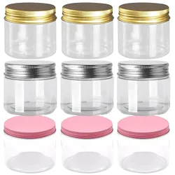 10/20/30Pcs 30-200ml Empty Storage Jars Clear Plastic Jar with Lids Cosmetic Container Face Cream Powder Pot Refillable Bottle