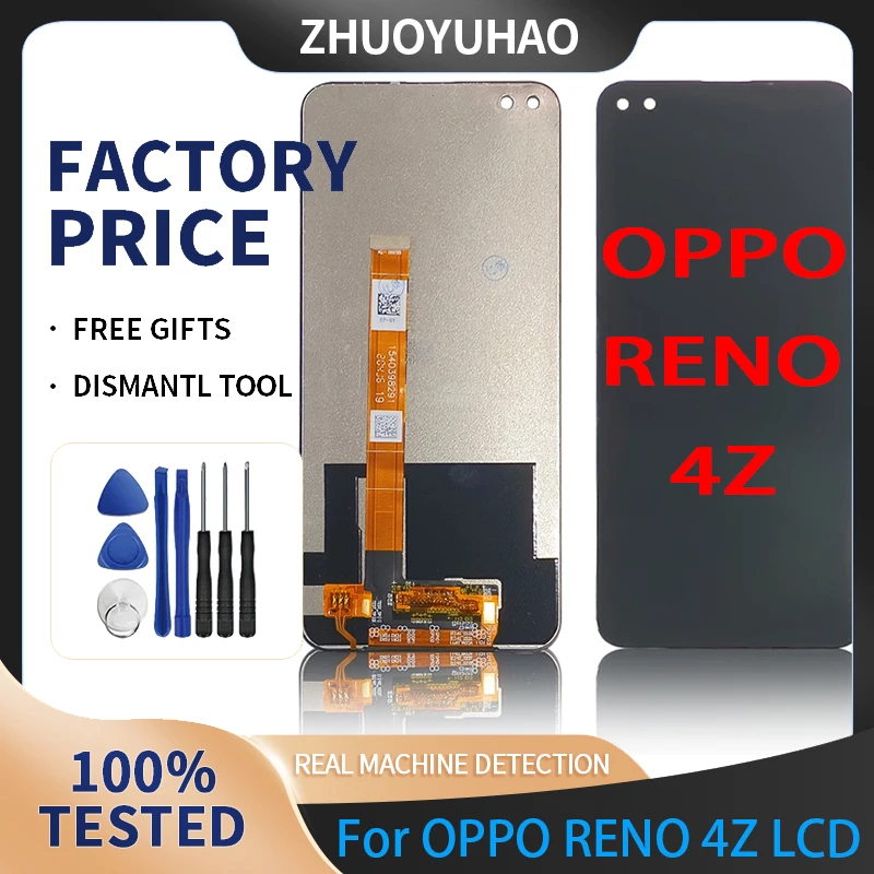 6.6'' LCD Display For OPPO Reno4 Z LCD Replacement Display Touch Screen  For OPPO Reno4 Z LCD Screen Digitizer Assembly