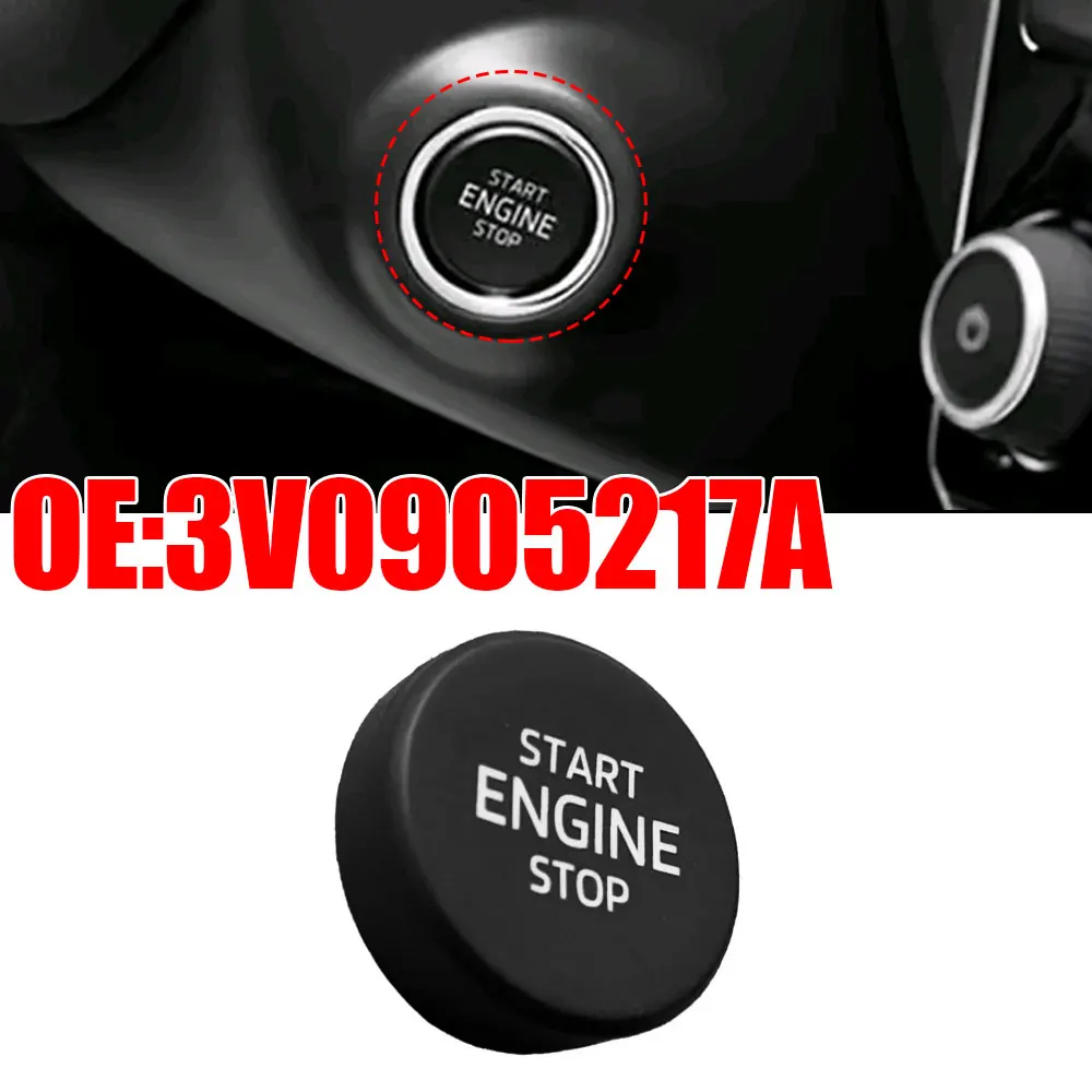 

Car Start Stop Switch Engine Ignition Button Cover for Skoda Octavia 3 A7 Superb 3V Kodiaq Koarq Yeti Rapid Fabia MK3 3V0905217