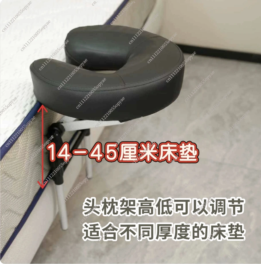 Floating Face Cradle Massage Pillow Support Stand, Foldable Portable Headrest for Beauty Bed, Post-Op Recovery Pillow Home Use