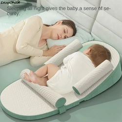 Lazychild Baby Anti Spitting Slope Pad For Breastfeeding Spine Protection Anti Overflow Milk Choking Pillow Baby Bed In Bed