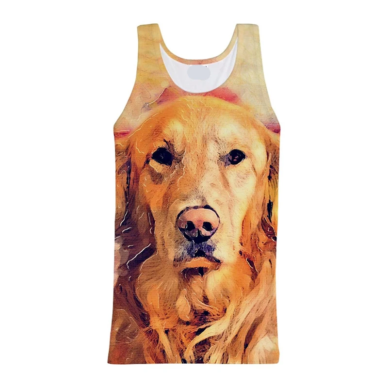 

Summer Funny Cat Vest Men Clothing 3D Print Cute Animal Street Y2k Sleeveless Top Casual Outdoor Sports Fashion Basketball Vest