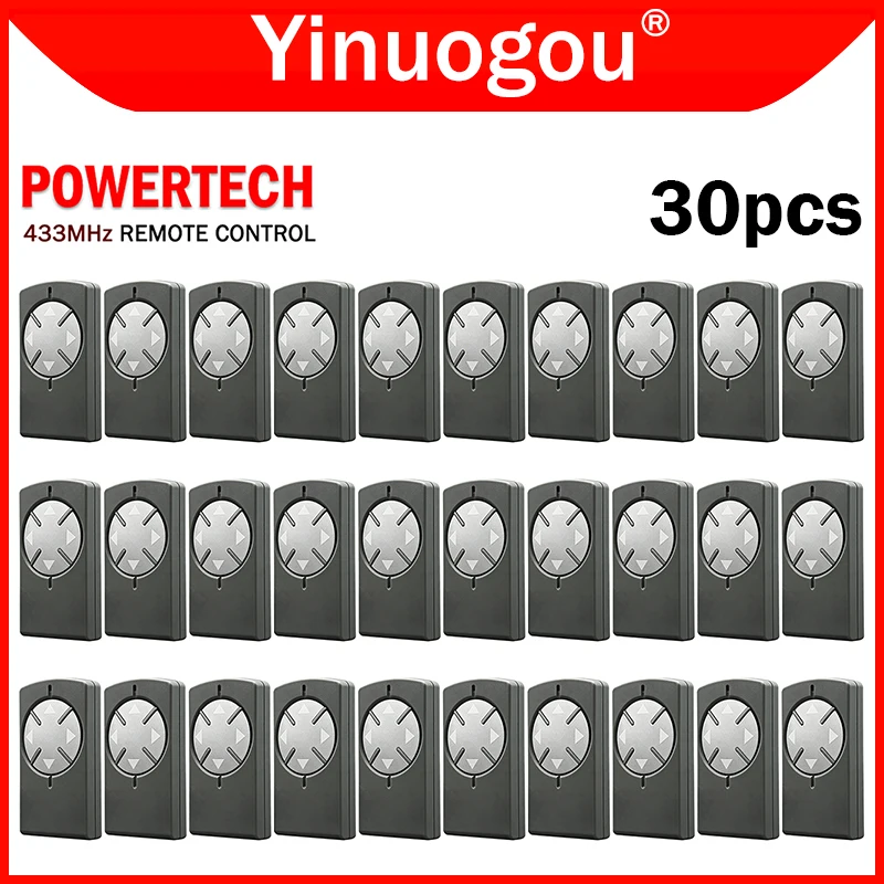 

Powertech PR-2 PR1 PR2 PR4 Gate Remote Control 433MHz Rolling Code 4 Channel Transmitter Garage Door Remote Control